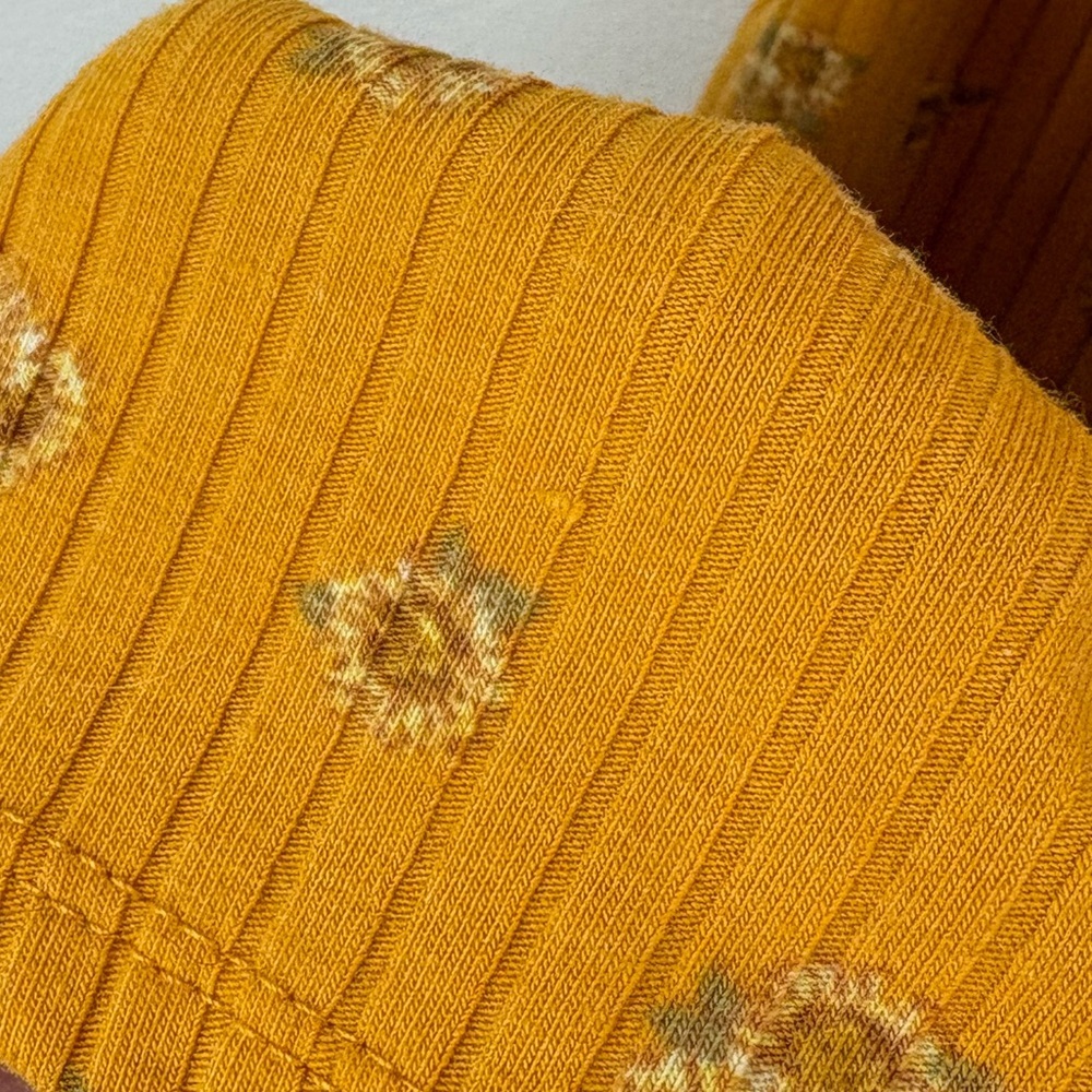 Plus Size Arizona Jean Co Sunflower Babydoll Dress Gold & Brown sz XXL Y2K - Picture 8 of 9